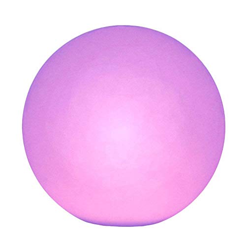 Main Access Ellipsis: 13 Inch Color Changing LED Light Globe; Wireless, Rechargeable Floating Light for Patio, Pool or Pond