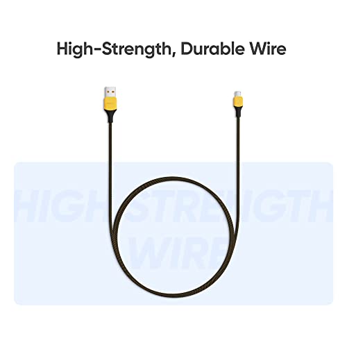 Image of realme 10W Fast Charging Micro-USB Cable (Braided, Black)