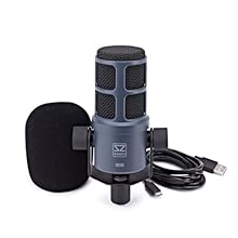 Plug and play mic perfect for content creation Delivers focused voice capture with super-directional cardioid design Includes real-time headphone monitoring with volume control Comes with windscreen and USB cable for instant setup