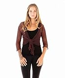 Polyvalent : notre boléro est conçu pour s'adapter aux tailles 36 à 40 et offre un ajustement polyvalent et attrayant pour une variété de types de corps. Le tissu extensible garantit un ajustement parfait et confortable, ce qui en fait un essentiel de garde-robe facile à porter.