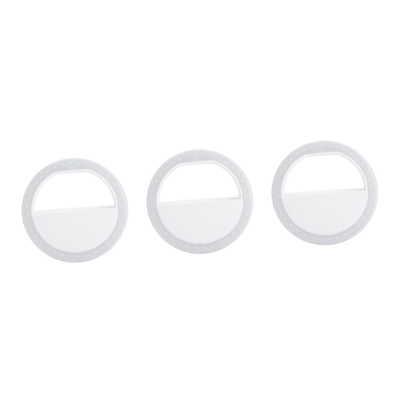 3pcs Flash Light Ring Light Camera Beauty White