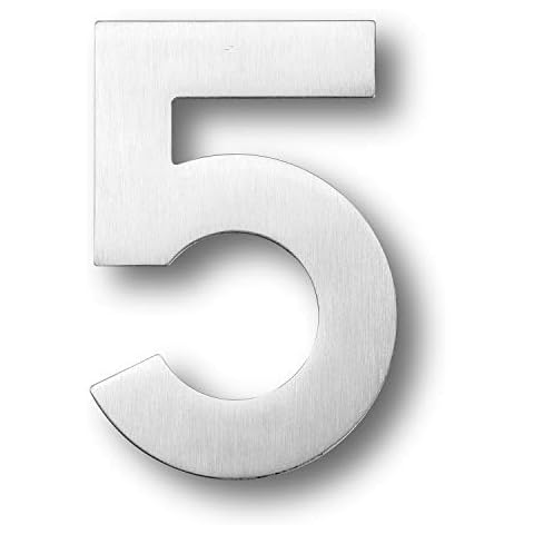Bebarley 5 Inch Stainless Steel House Numbers Cover
