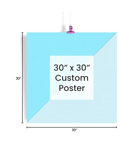 Image of EzPosterPrints - Custom Poster Print - Upload Your Image /Photo - Personalized Photo Prints, Create Your Own Poster - Print Any Photos, Images - 30 X 30 inches