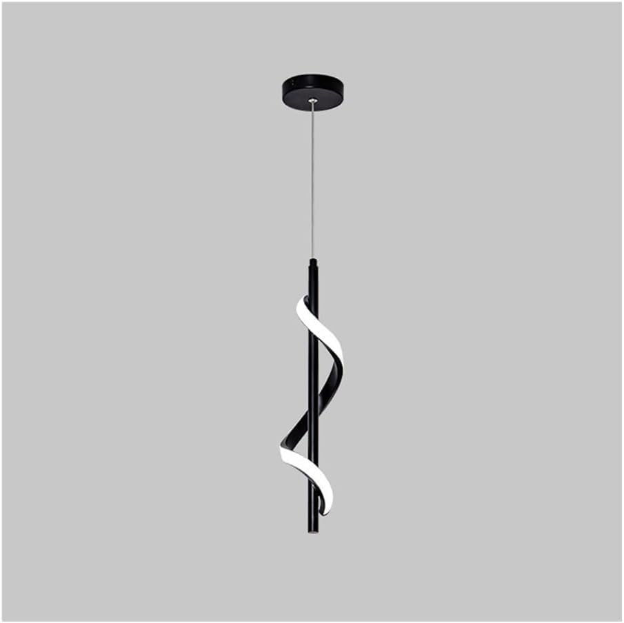 Lustre de chevet à LED dimmable à suspension longue pour chambre moderne