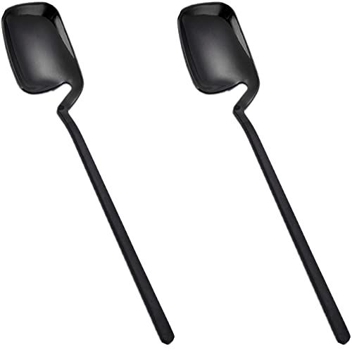 Dinner Spoon Set of 2 Crooked neck Shape Teaspoons 5.6