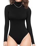 Photo Gallery algalaround body da donna a maniche lunghe, con collo alto, a maniche lunghe, da donna, elegante, per feste, abbigliamento invernale, top, nero , xl Photo Gallery algalaround body da donna a maniche lunghe, con collo alto, a maniche lunghe, da donna, elegante, per feste, abbigliamento invernale, top, nero , xl
