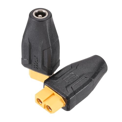 MECCANIXITY 2 Pack Adaptador XT60 Hembra a DC5521 Hembra miniatura 1