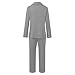 Women's 2 Piece Suit Set Double Breasted Lapel Blazer Jacket and Dressy Pants Suit Business Outfits for Work Office Gray