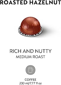 Miniatura 4 de Tuachistore Cápsulas de café VertuoLine, además de 1 pieza de delicioso regalo de chocolate, para tu primera taza de café (avellana tostada)