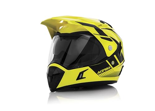 0021661.279.068 Casco dual-road Acerbis Active Graffix giallo/nero Taglia XL