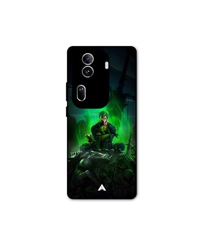 Image of Premium Anime 1 Case for Oppo Reno 11 Pro (Glossy Finish) Soft-Touch Metal TPU Back Cover, Shockproof, Designer, Aesthetic Mobile Phone Case