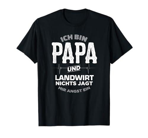 Papa und Landwirt T Shirt Geschenk Vater T-Shirt