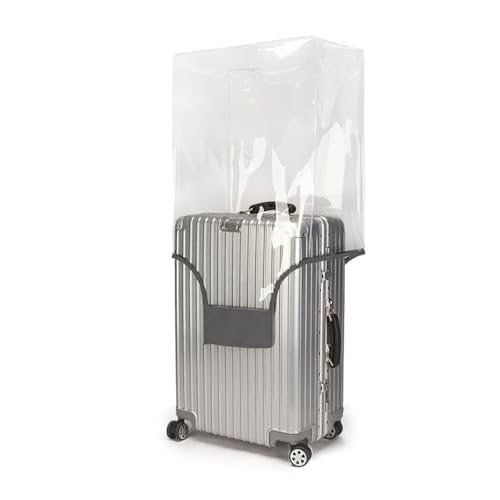 Clear PVC Suitcase Cover for Luggage Transparent Waterproof Suitcase Sleeve Luggage Protector Cover Carry On Cover Luggage Dust Cover Luggage Protective Cover Case for Wheeled Luggage - Main Image
