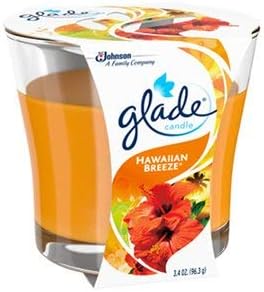 Glade Vela hawaiana, 3.4oz 046500769566F296 (paquete de 4)