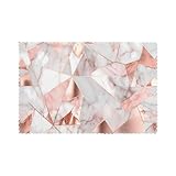 L'entretien est un jeu d'enfant avec le lot de 6 sets de table imprimés marbre or rose HJFCZH pour table à manger, car ils sont lavables à température ambiante, assurant un nettoyage facile sans compromettre leurs propriétés épaisses, résistantes à la chaleur et à l'usure, de sorte que vous pouvez profiter de leur beauté et de leur fonctionnalité dans votre maison, hôtel ou banquet pour les années à venir avec un minimum d'effort.