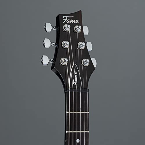 Fame Forum IV Classic Tobacco Sunburst Dark Back Highgloss – Guitare Électrique - Les Beatles, Paul McCartney, John Lennon, RIngo Starr, George Harrison Fame Forum IV Classic Tobacco Sunburst Dark Back Highgloss - Guitare Électrique – Image 5