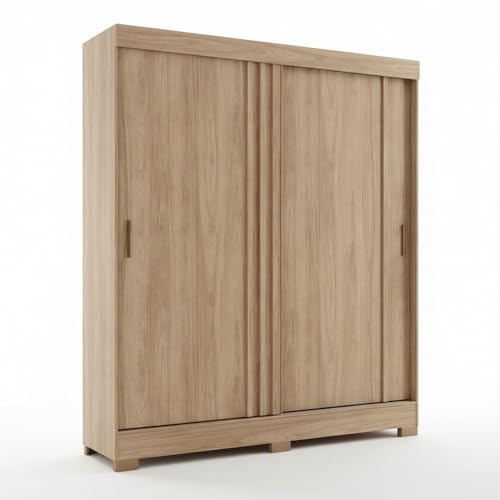 Vicawu Armoire Garde-Robe AUROR - Nature Shine/Vert