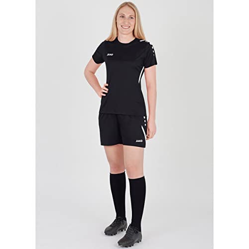 JAKO Damen Sporthose Challenge, Schwarz/Weiß, 42-44 – Ansicht 5