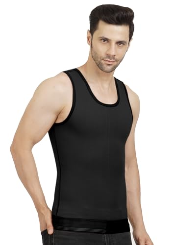 Image of Gynecomastia Full Vest || HIGH Compression || Zipper-Free Tomboy Chest Binder || Abdomen Support || Chest Shapewear