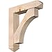 Ekena Millwork BKT0806X34X38WTL03SDF Westlake Arts and Crafts Smooth Bracket w/Offset Brace, Douglas Fir