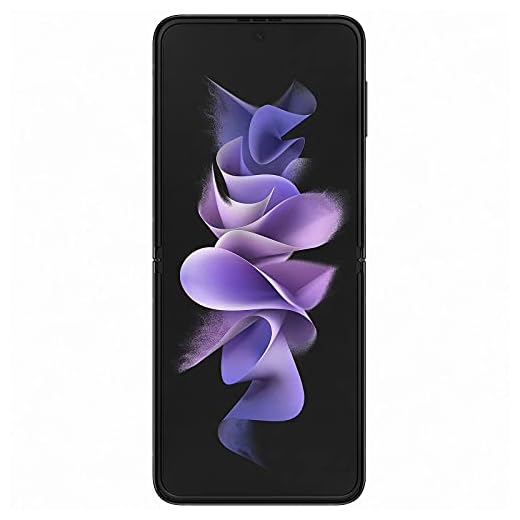 Samsung Galaxy Z Flip3 5G 256 Go Version Française, smartphone Android pliable, débloqué, Ecouteurs inclus, noir