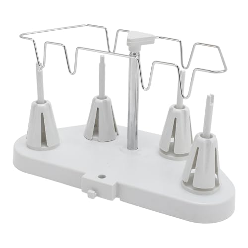 Spool Thread Stand Multifunctional Trapezoidal 4 Thread Holder Movable Adjustable Height Plastic for FY505 Sewing Machine