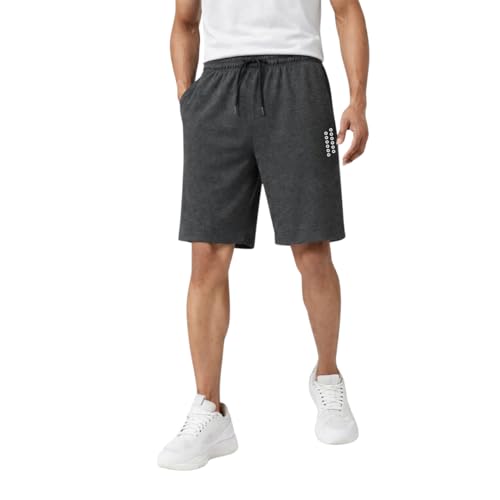 Image of KART BLACK Plus Sizes Men's Cotton Knee Length Shorts (M,L,XL,XXL,3XL,4XL,5XL) | Casual and Night Wear Mens Shorts (Pack of 2)