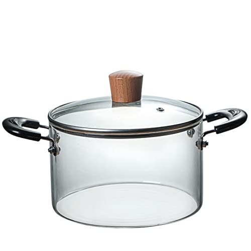 Olla de sopa de cristal, olla de fideos, olla eléctrica de cerámica, olla de sopa de alta temperatura, utensilios de cocina