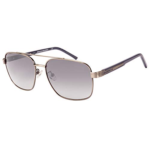 Image of Skechers Men UV Protected Rectangle Sunglasses