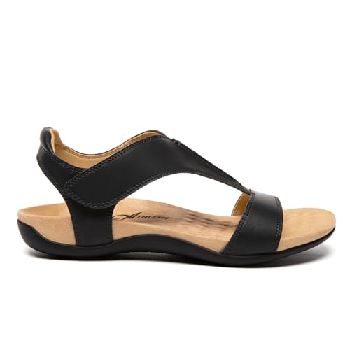 Athlefit Orthopedic Sandals for Women Comfortable Beach Orthotic Sandals with Arch Support3
