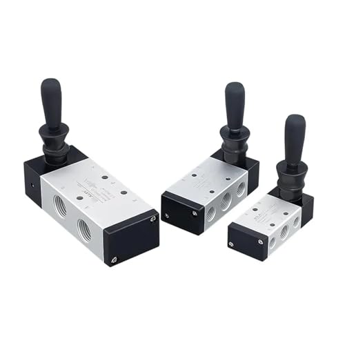 Distributeur pneumatique 4H410-15 robuste à commande par levier stable - 3
