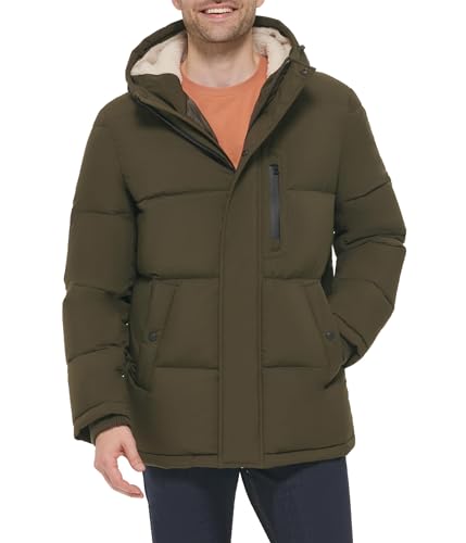 Cole Haan Men's Essential Sherpa Lined Puffer Jacket