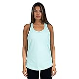 SMILODOX Damen Tank Top Carrissa - Loose fit ärmelloses Oberteil mit Rundhals, Größe:S, Color:Mint