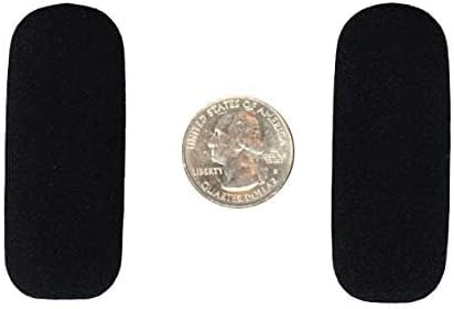 Miniatura 5 de Compete Audio Parabrisas de micrófono de repuesto de espuma SH50 (fundas para micrófono) (paquete de 2) para uso con auriculares Sennheiser Aviation