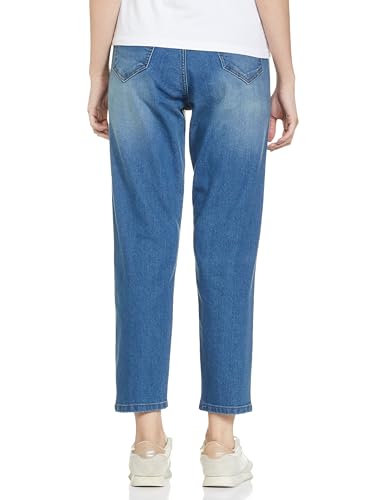 Image of Amazon Brand - INKAST Women's High Rise Ankle Length MOM Fit Jeans