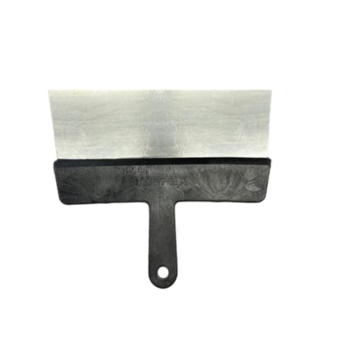 Image of 8 Inch / 200 mm Stainless Steel Scraper Cutter Multi-Purpose Kitchen Filling Knife with Plastic Handle
