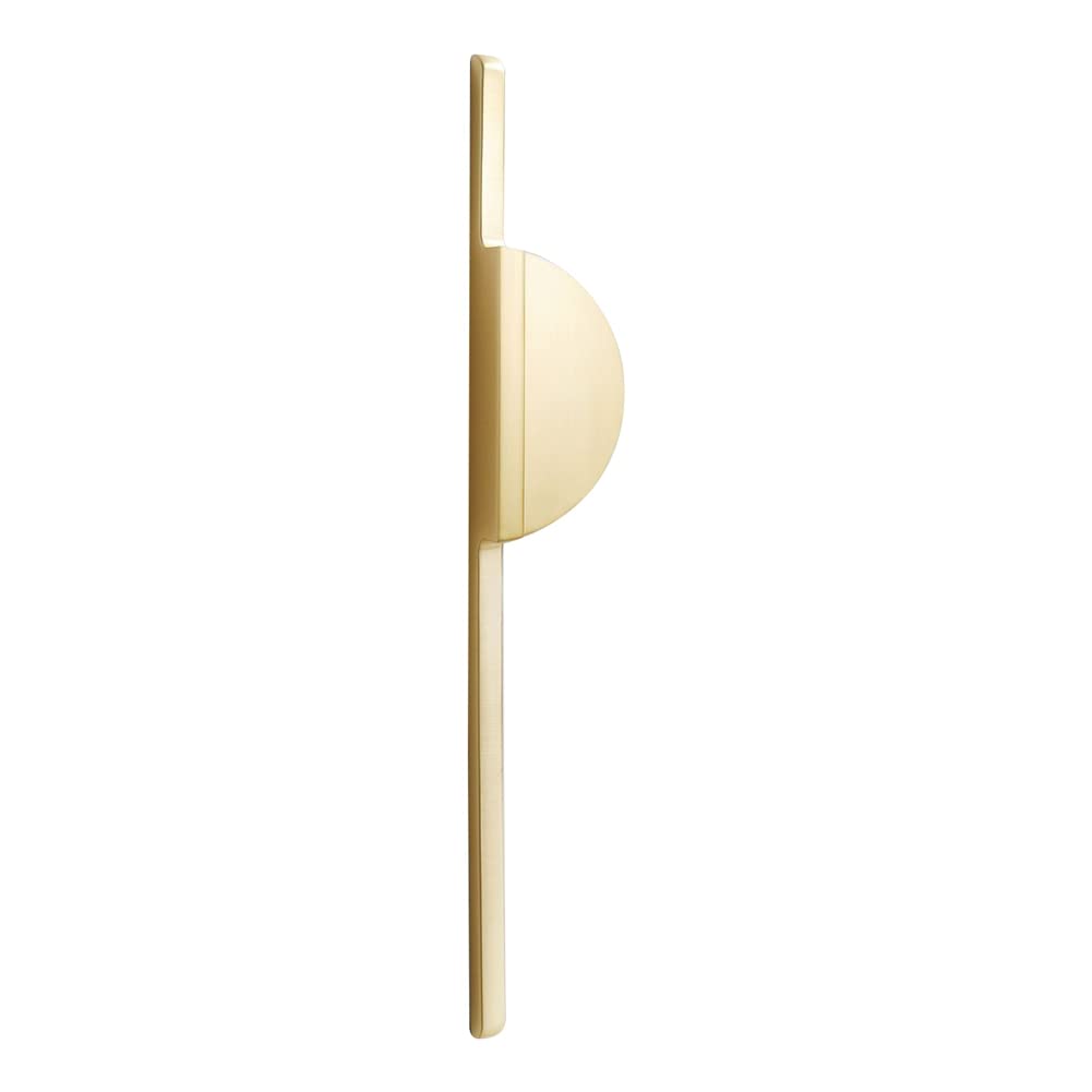 Tuidzljd Kitchen Pulls Cabinet Pulls Handle Brushed Brass Wardrobe Handles Closet Handles -Gold Large