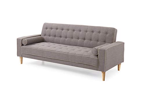 Glory Furniture Andrews Sofa Bed, Gray. Living Room Furniture 30" H x 85" W x 34" D