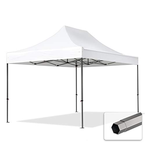 Faltzelt Partyzelt 3x4,5m - ohne Seitenteile Premium Dach Faltpavillon...