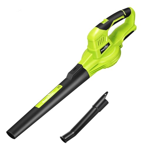 SnapFresh Soplador de Hojas 20V portátil de 1,2 kg inalámbrico, 210 km/h, 240 m³/h, 2 velocidades, para jardín y césped (Solo Herramienta)