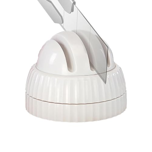 Afilador de corte de cocina, herramienta de afilador de corte, herramienta de cocina, ventosa, carcasa redondeada, afilador de corte, afilador de bolsillo profesional y eficiente para el hogar para