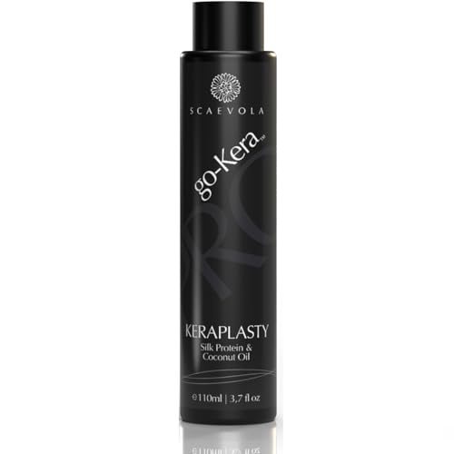 Go-Kera Brazilian Keratin Hair Treatment, Straightening Keratin Treatment - Professional Nanoplasty Straightening For Smooth Frizz-Free Hair - 100% Formaldehyde Free - 3,7 fl oz