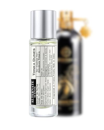 Image of Alternate Scents TONKA DUNES 40ml Long Lasting Perfume For Men & Women |Strong& long Lasting with 30% Oil Concentration|Elegant Floral Perfume for Unisex| Fragrance From France.