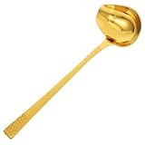 POPETPOP Cucharón de Salsa de Acero Inoxidable con Diseño de de Pato y Resistente para Servir Salsas y Cocinar con Comodidad y el Hogar