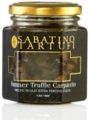 Sabatino 10621 Sliced Black Summer Truffles Olive Oil 3.2 Oz. 2 Pack