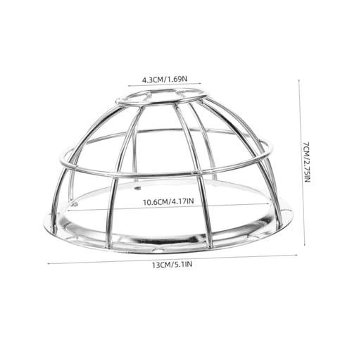 Protector para detector de humo PRETYZOOM de hierro, ideal para salones y pasillos 3