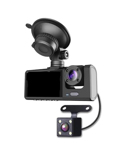 Car HD 1080P 3-Lens Dash Cam