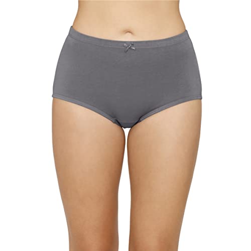 Image of Amante Solid High Rise Full Coverage Full Brief Panties (Pack of 3)