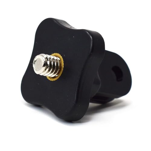 Action Pro Plastic Tripod Accessories Standard 1/4 inches Thread AEE Adapter Compatible with GoPro-13/12/11/10/9/8/7/6/5/4/3+/3/Xiaomi/YI/4K/SJCAM Action Cameras