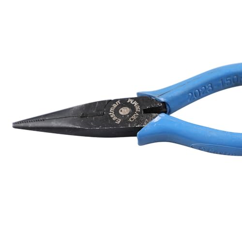 Image of Eastman Long Nose Plier Set Of 1 Pcs, 6 Inch Or 150 Mm, Selected Alloy Steel Electronics Cutting Plier for home use Anti-Slip Handles Single Color Sleeve (E-2023)